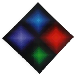 Victor Vasarely Sérigraphie Op Art Éditions du Griffon