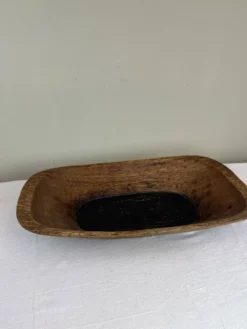 Vide poche ancien en bois sculpté