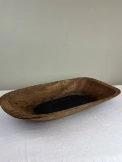 Vide poche ancien en bois sculpté