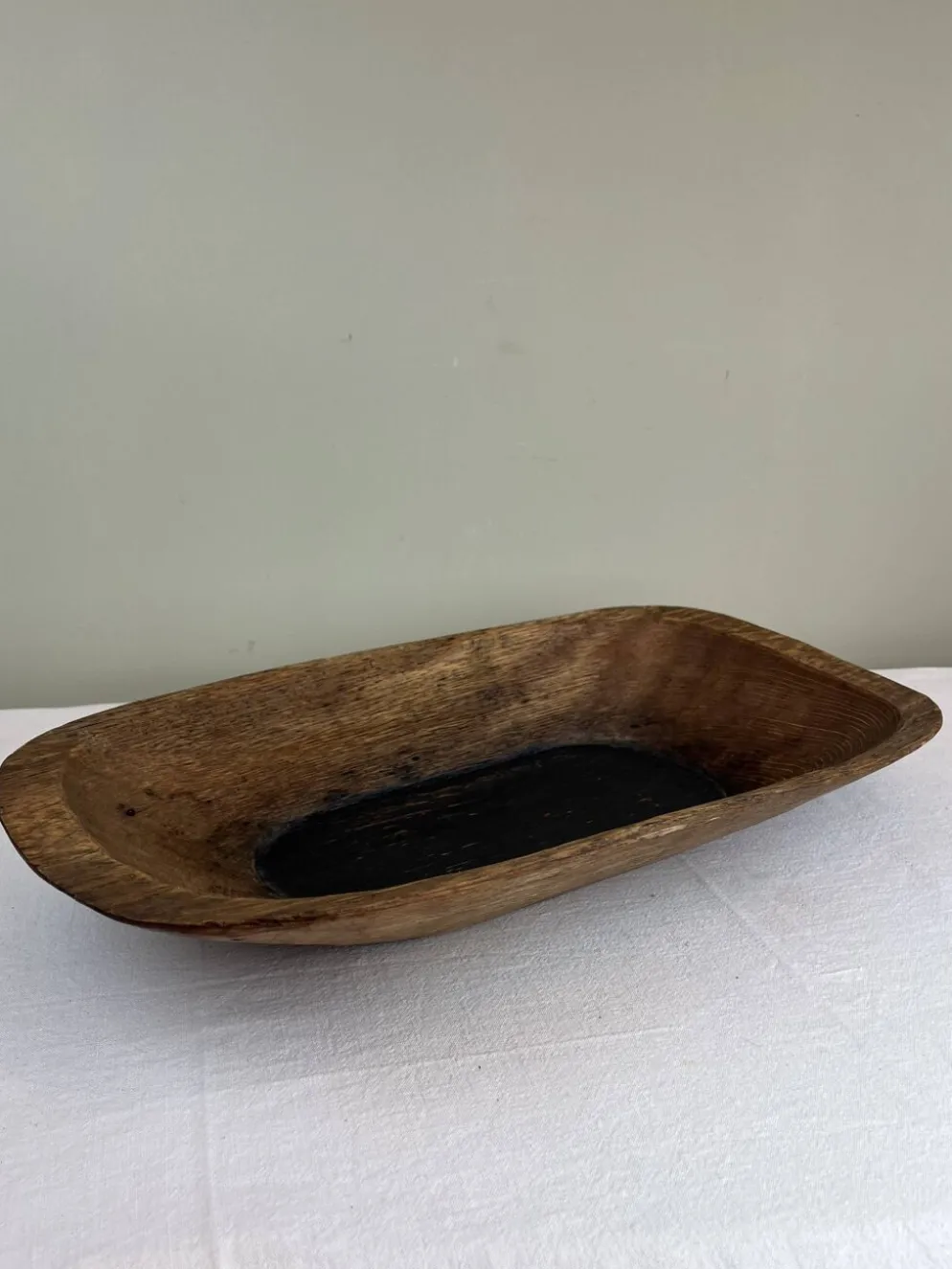 Vide poche ancien en bois sculpté