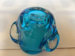 Vide poche cendrier bleu style Murano