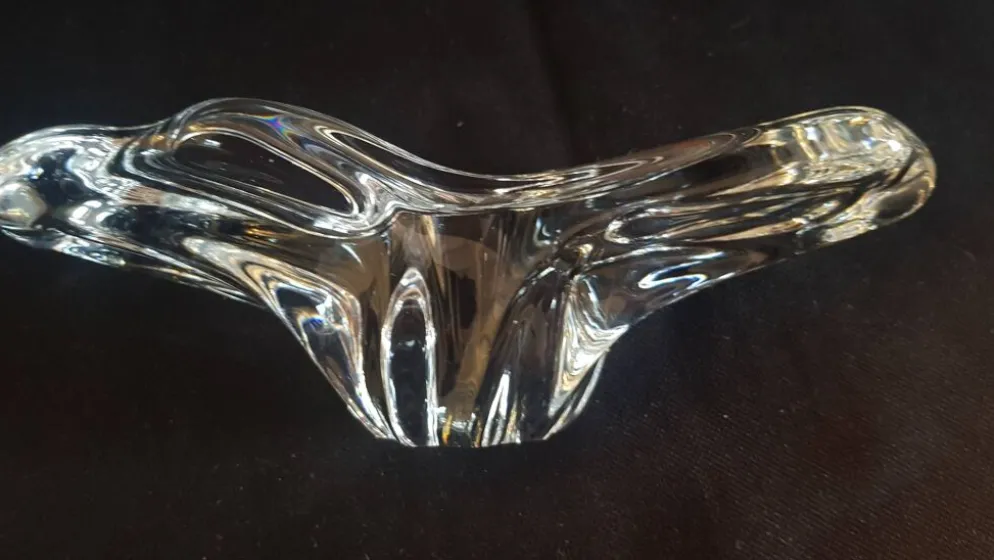 Vide-poche cendrier en cristal de Baccarat Modèle Avila