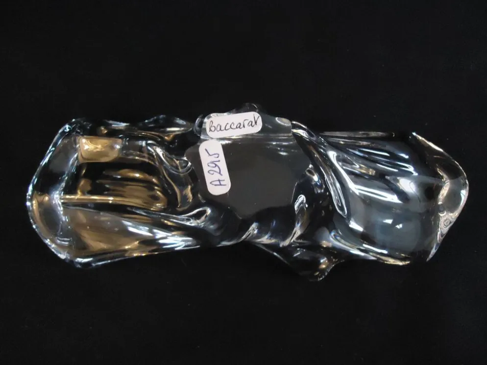 Vide-poche cendrier en cristal de Baccarat Modèle Avila