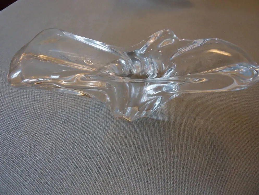 Vide-poche cendrier en cristal de Baccarat Modèle Avila