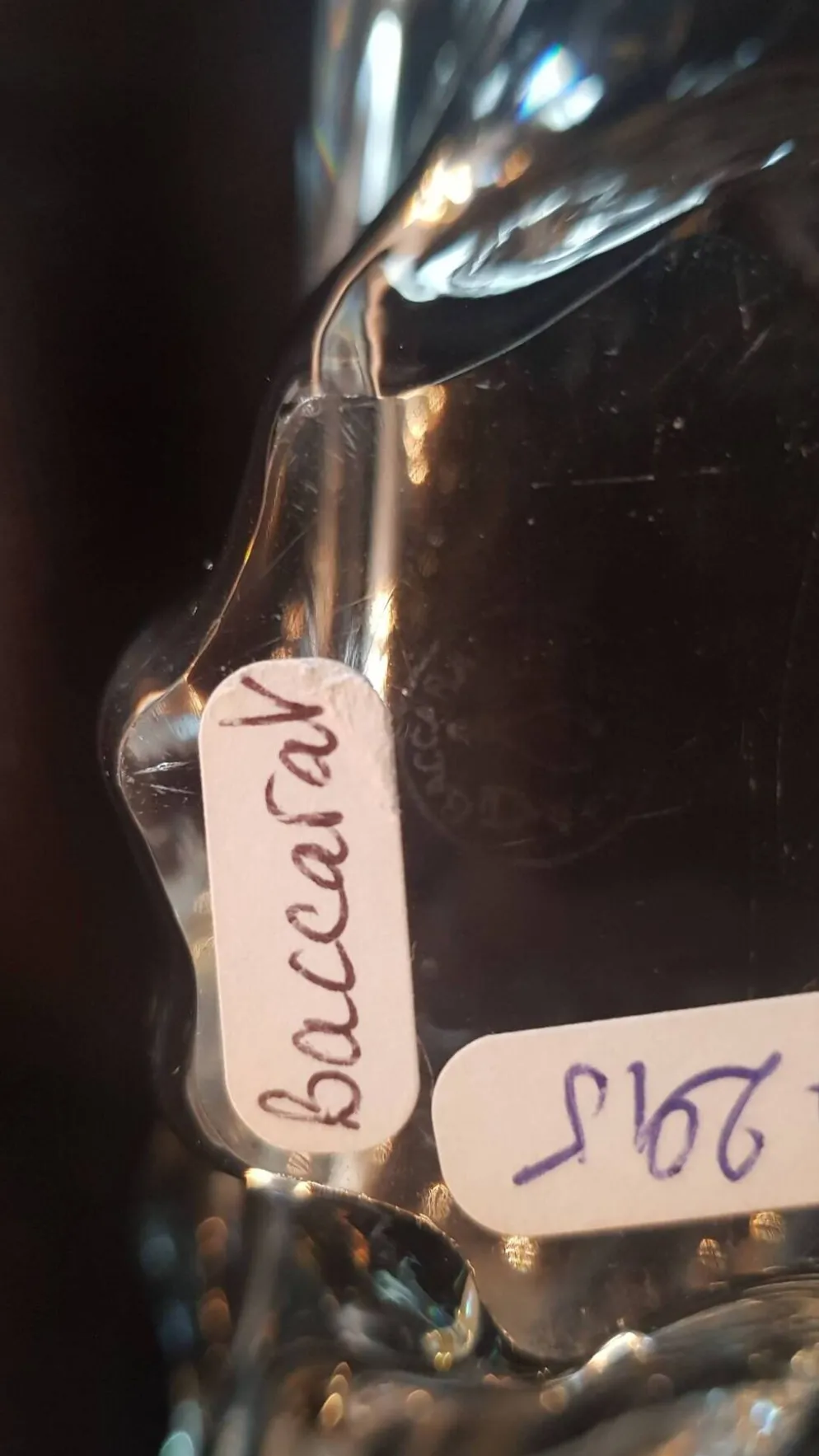 Vide-poche cendrier en cristal de Baccarat Modèle Avila