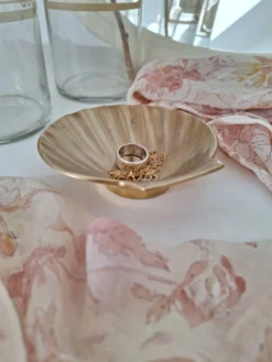 Vide poche coquillage en laiton