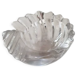 Vide-Poche coquillage en verre transparent