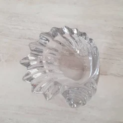 Vide-Poche coquillage en verre transparent
