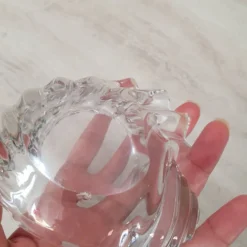 Vide-Poche coquillage en verre transparent