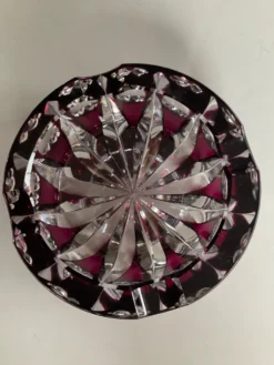 Vide poche cristal de Saint Louis des années 70.