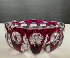Vide poche cristal de Saint Louis des années 70.