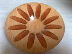 Vide poche en bois Nopjes houtdraaiwerk fait main