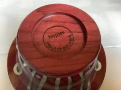Vide poche en bois Nopjes houtdraaiwerk fait main