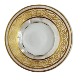 Vide-poche en cristal de Baccarat – frise dorée