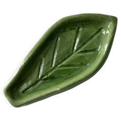 Vide poche feuille verte
