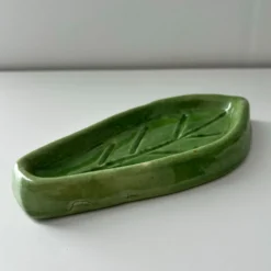Vide poche feuille verte