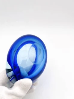 Vide-Poche Flavio Poli Seguso Sommerso Bleu Cobalt Aigue-Marine