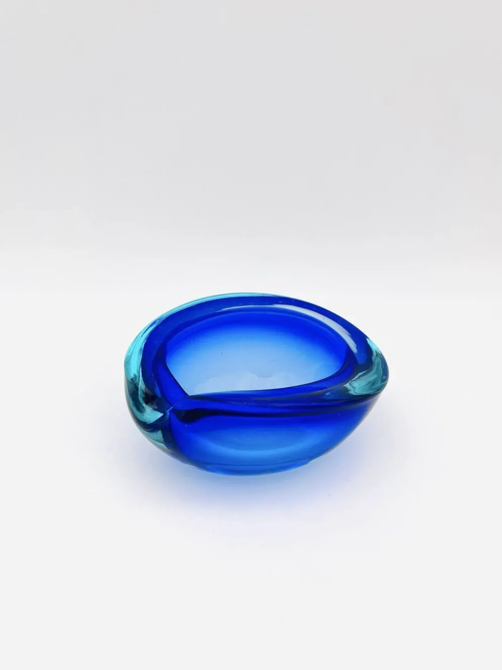 Vide-Poche Flavio Poli Seguso Sommerso Bleu Cobalt Aigue-Marine