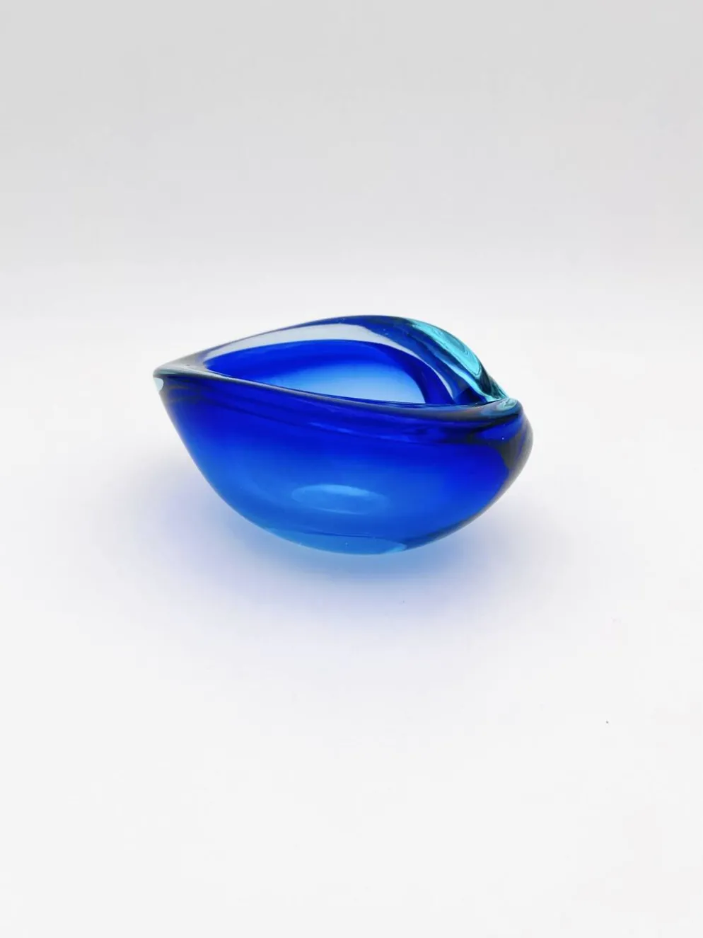 Vide-Poche Flavio Poli Seguso Sommerso Bleu Cobalt Aigue-Marine