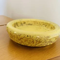 Vide poche jaune et or, Jean Mazeaud & Faverot, Ateliers Sèvres MF