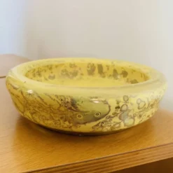 Vide poche jaune et or, Jean Mazeaud & Faverot, Ateliers Sèvres MF