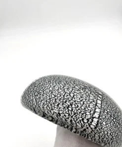 Vide-poche Murano Seguso Sommerso feuille d'argent