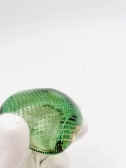 Vide-Poche Murano Sommerso Bullicante vert et rose, 60s