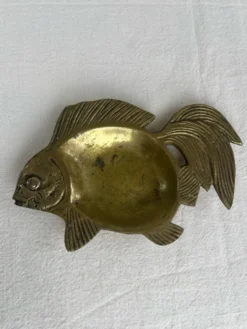 Vide poche poisson en laiton