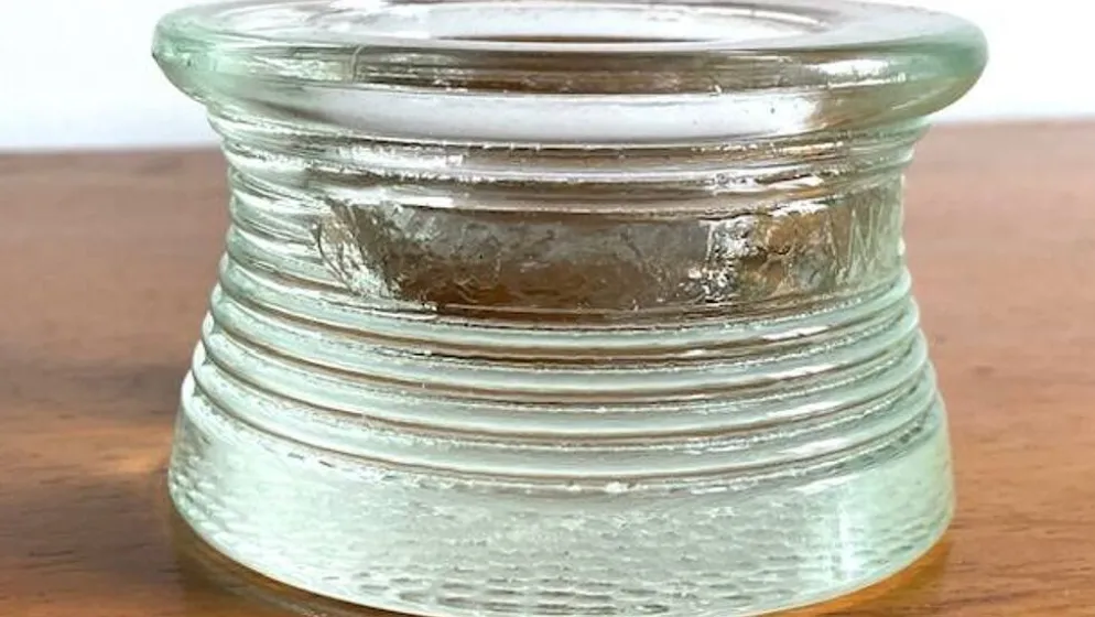Vide-poche presse-papier verre vintage