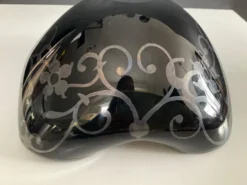 Vide poche vintage en verre et argent