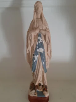Vierge en platre 19ème