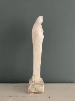 Vierge à l’enfant sculpture en plâtre