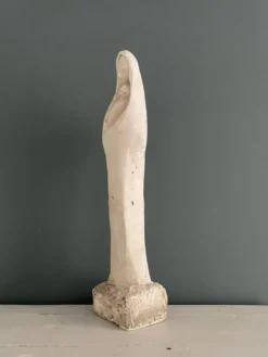 Vierge à l’enfant sculpture en plâtre