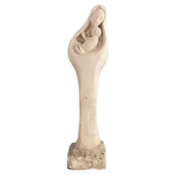Vierge à l’enfant sculpture en plâtre