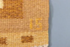 Vintage Doris Leslie Blau Collection Flat-Weave Rug by Ingegerd Silow, Sweden