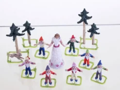 Vintage Glass Figurine Set, Jaroslav Brychta, 1930s–1940s