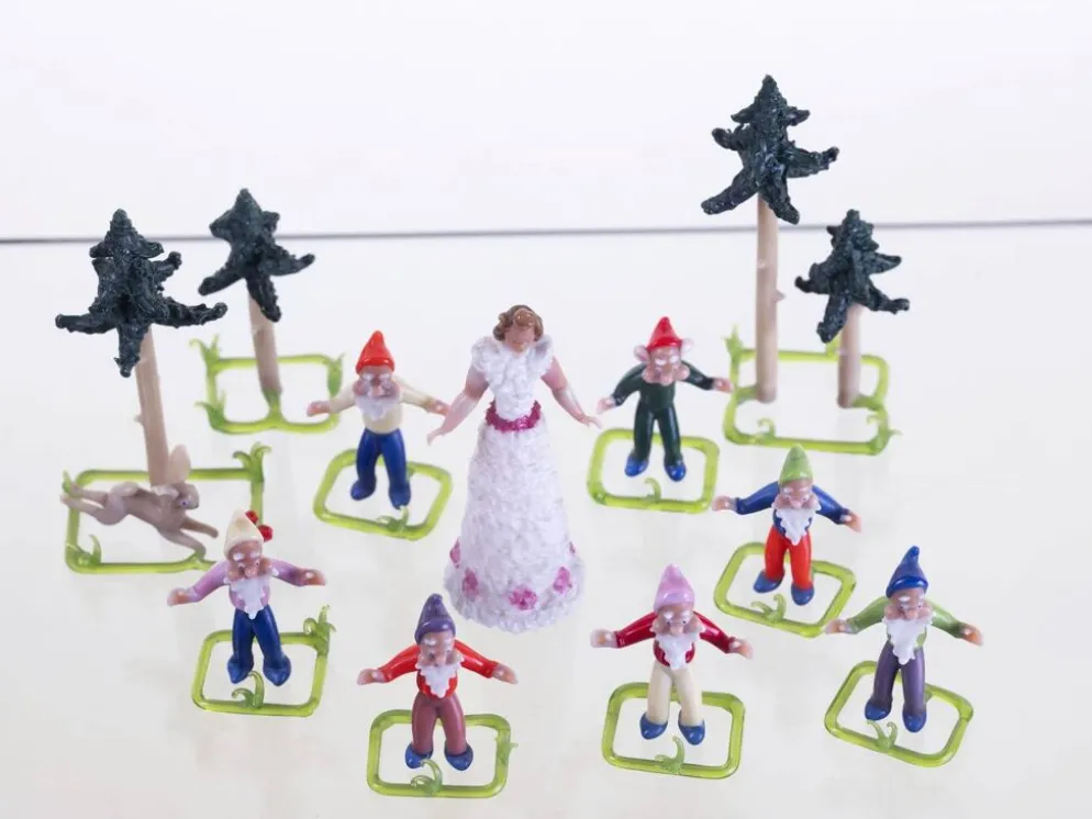 Vintage Glass Figurine Set, Jaroslav Brychta, 1930s–1940s