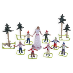 Vintage Glass Figurine Set, Jaroslav Brychta, 1930s–1940s