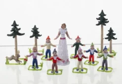 Vintage Glass Figurine Set, Jaroslav Brychta, 1930s–1940s