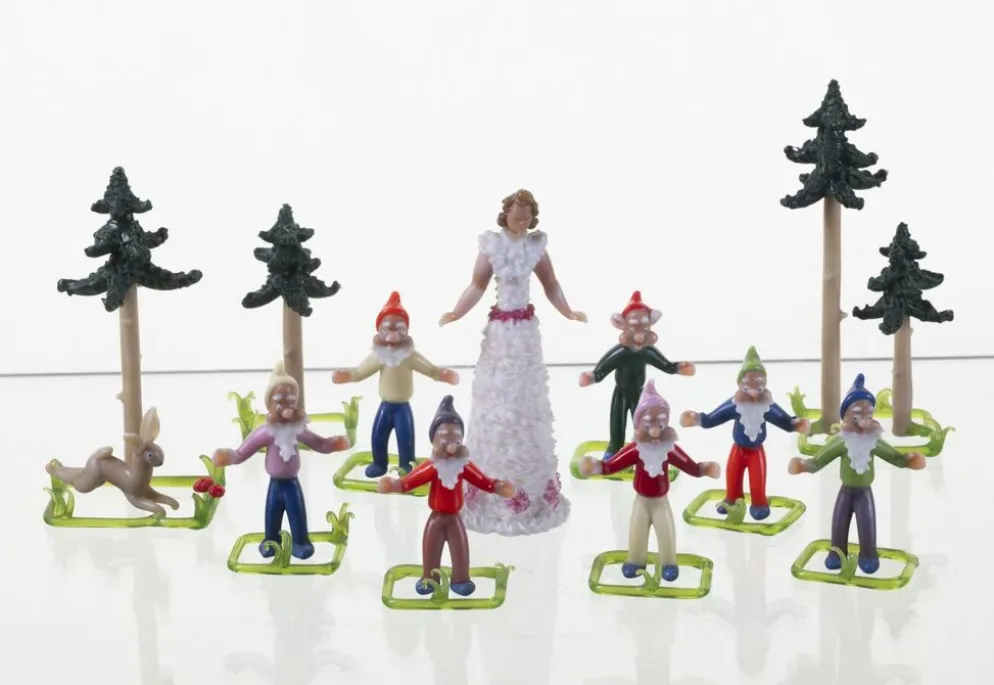 Vintage Glass Figurine Set, Jaroslav Brychta, 1930s–1940s