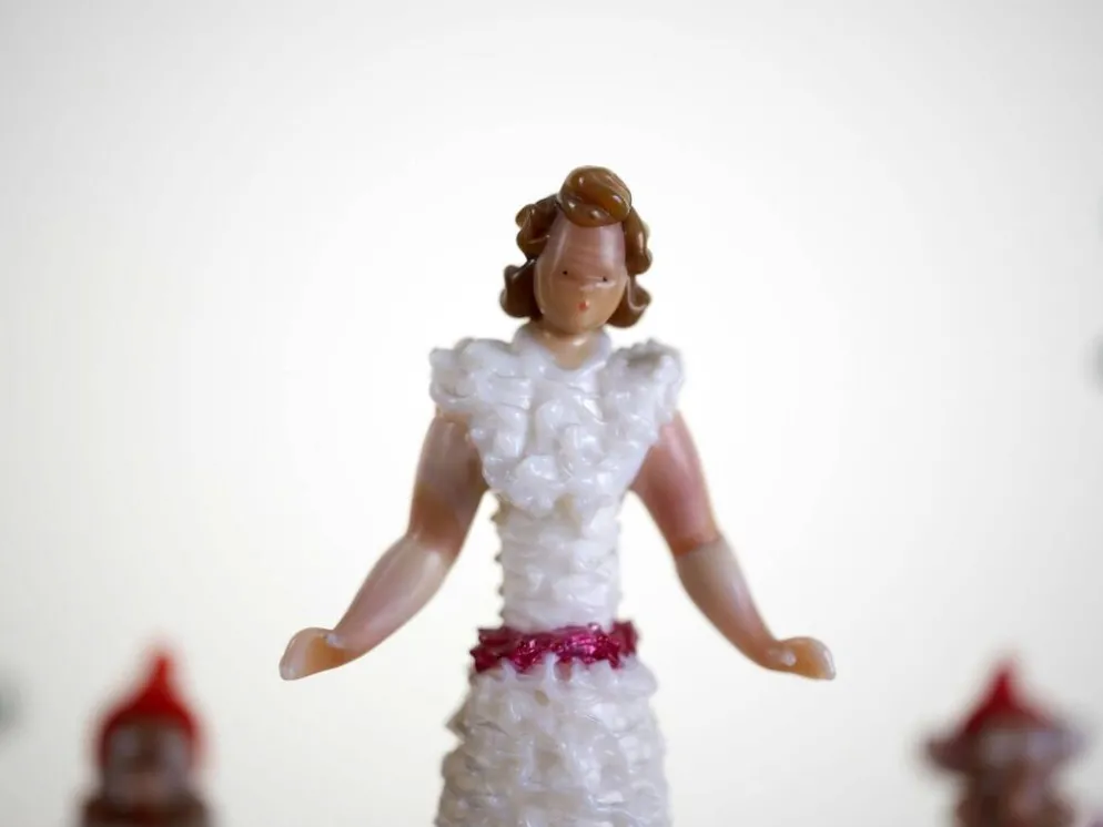 Vintage Glass Figurine Set, Jaroslav Brychta, 1930s–1940s