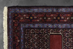 Vintage Hand-Woven Middle Eastern Oriental Senneh Rug, 1960s