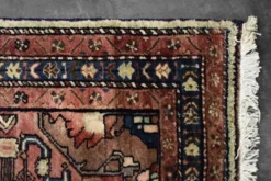 Vintage Hand-Woven Oriental Middle Eastern Zanjan Hamadan Rug, 1960s