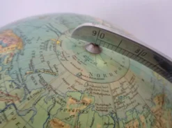 Vintage Illuminated Duo Glass Globe by Paul Oestergaard for Columbus, Germany, 1950s