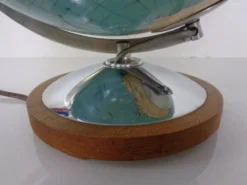 Vintage Illuminated Duo Glass Globe by Paul Oestergaard for Columbus, Germany, 1950s