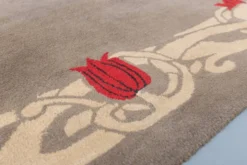 Vintage Limited Edition Italian rug ‘Tulipano’ from Voghi for Villa d’Este