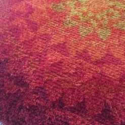 Vintage 70 s modernist handwoven Danish Wall Rug from CUM RYA, 1973