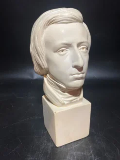 Visage d'homme en plâtre