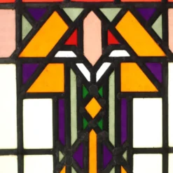 Vitrail coloré de l'École d'Amsterdam – Art déco