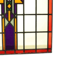 Vitrail coloré de l'École d'Amsterdam – Art déco